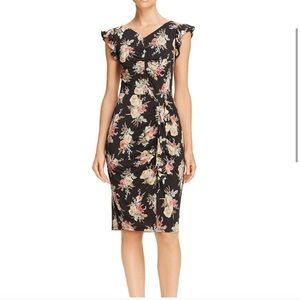 Rebecca Taylor Bouquet Floral Jersey Dress